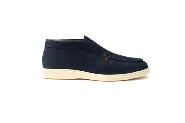 SANTONI BLUE SUEDE DESERT BOOT