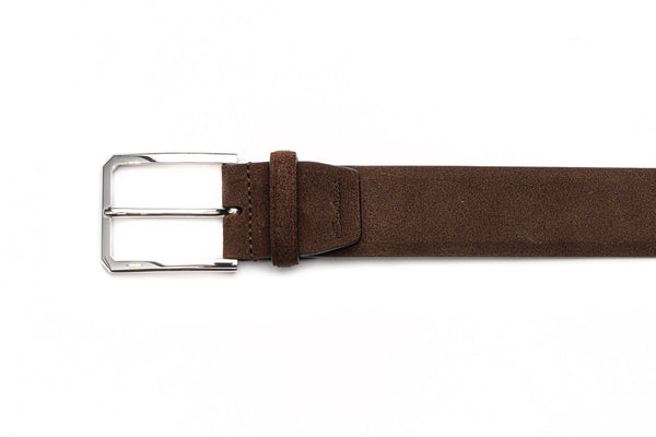 SANTONI SUEDE LEATHER BELT