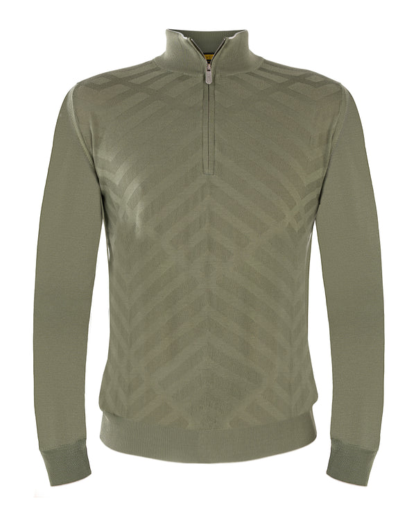 SVEVO KNITWEAR GREEN COLOUR