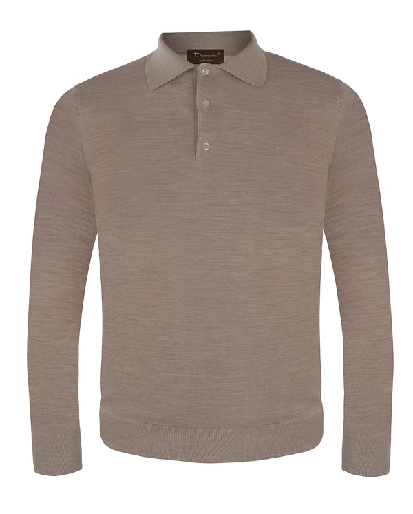 DORIANI POLO LONG SLEEVE KNITWEAR