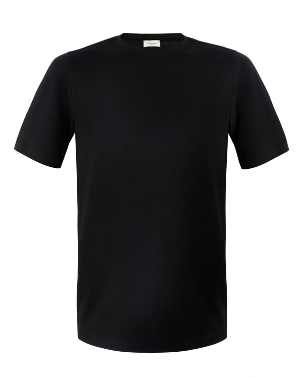 DORIANI COTTON T-SHIRT BLACK COLOUR