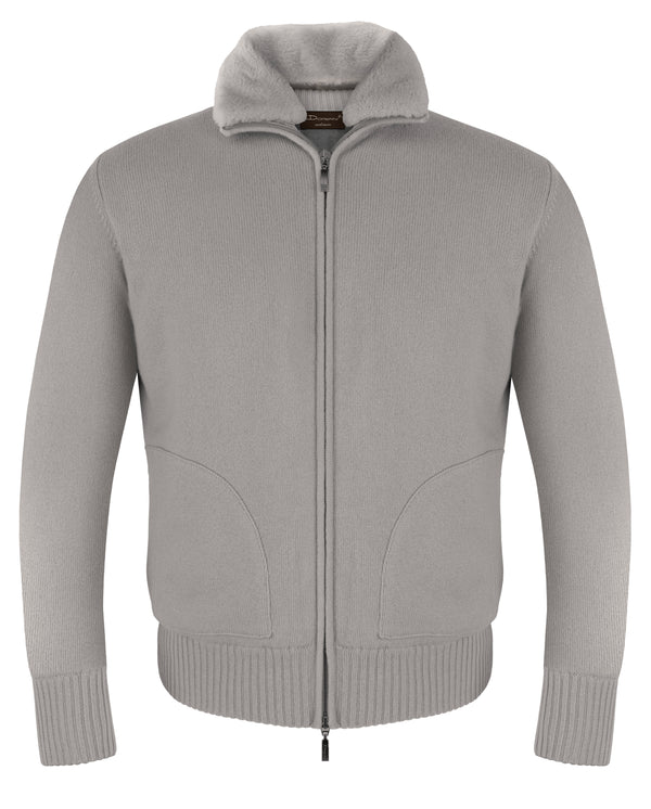 DORIANI CASHMERE KNITWEAR ZIP