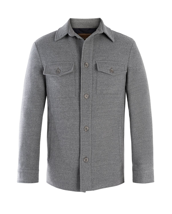 DORIANI WOOL JACKET IN GREY COLOR