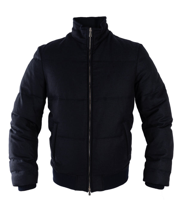 MANDELLI WOOL OUTERWEAR IN NAVY COLOUR