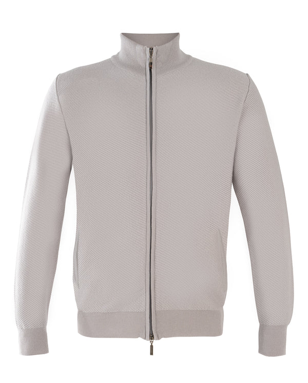 DORIANI CASHMERE KNITWEAR ZIP