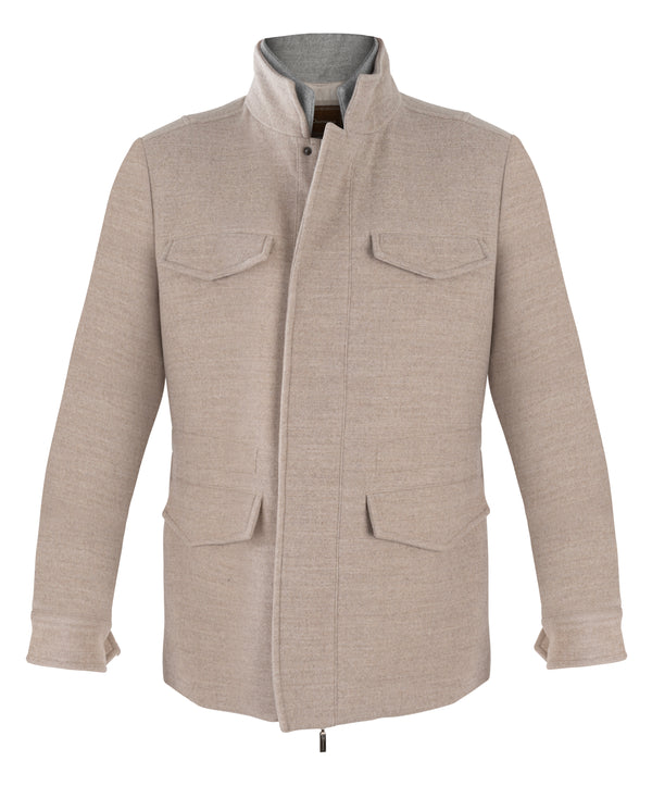 DORIANI JACKET IN BEIGE COLOR