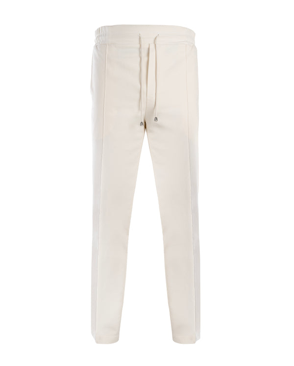 DORIANI COTTON TROUSER IN OFFWHITE COLOUR