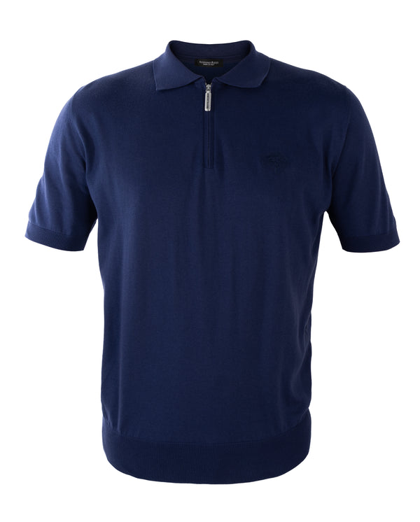 STEFANO RICCI POLO T-SHIRT BLUE COLOUR