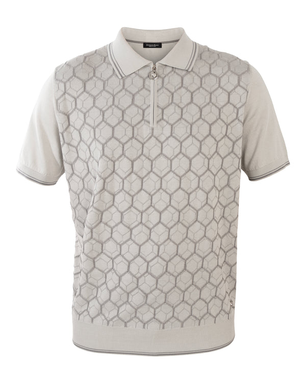 STEFANO RICCI POLO T-SHIRT BEIGE COLOUR