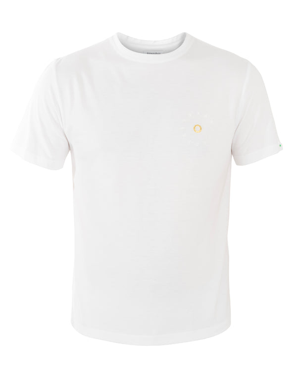 STEFANO RICCI COTTON T-SHIRT WITH METAL LOGO