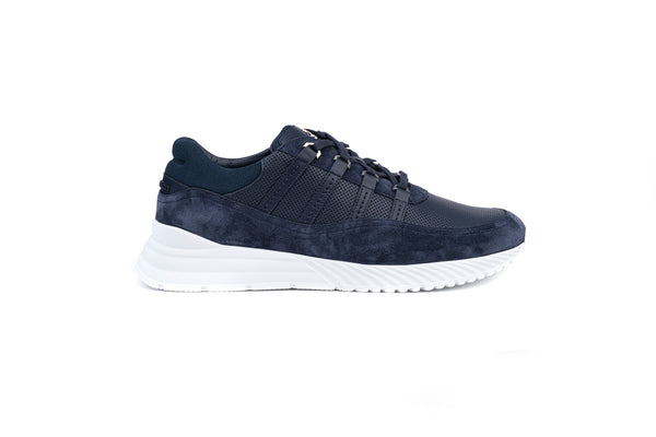 STEFANO RICCI SNEAKERS IN NAVY BLUE