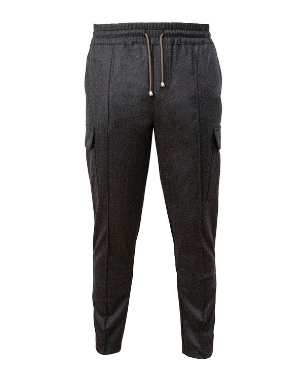 DORIANI WOOL CARGO TROUSER