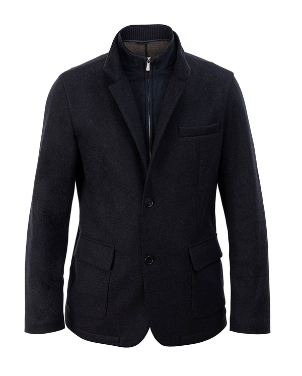 MANDELLI CASHMERE JACKET WITH BUTTONS