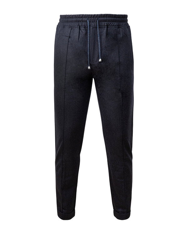 DORIANI WOOL SLIM FIT TROUSER IN NAVY COLOUR