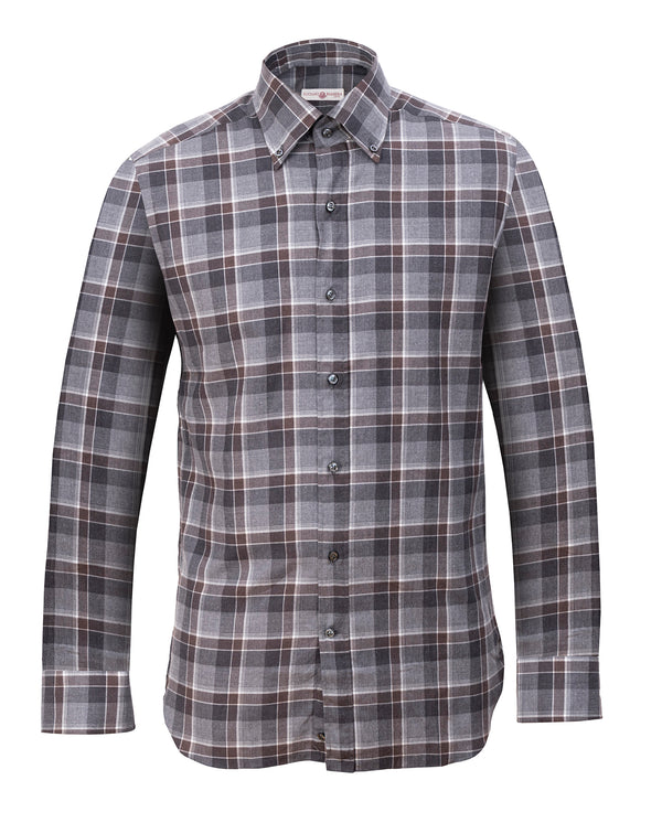 LUCIANO BARBERA CHECK SHIRT