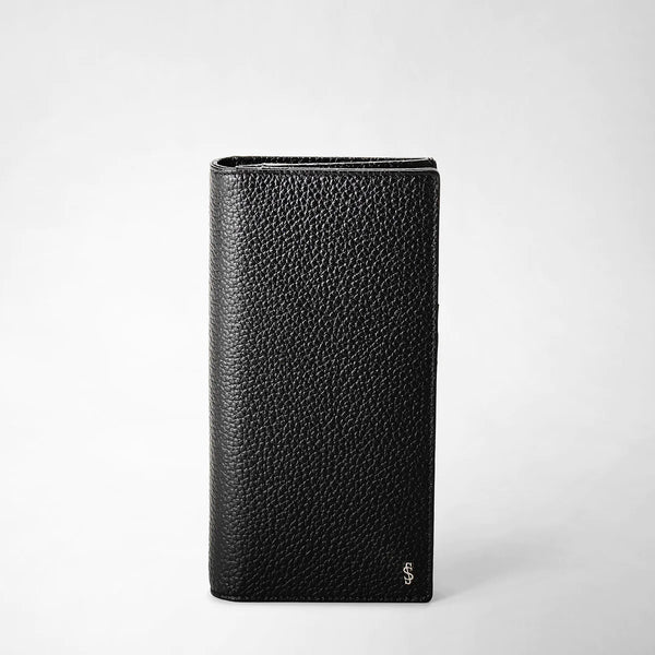 SERAPIAN COAT WALLET IN CACHEMIRE BLACK LEATHER